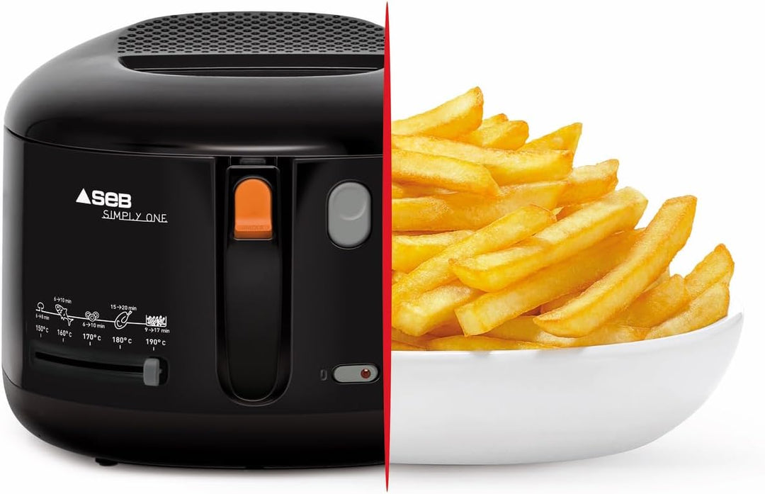 Tefal FF1608 Simply One Elektrische Fritteuse | XL Fassungsvermögen für bis zu 1,2 kg Pommes | exklu