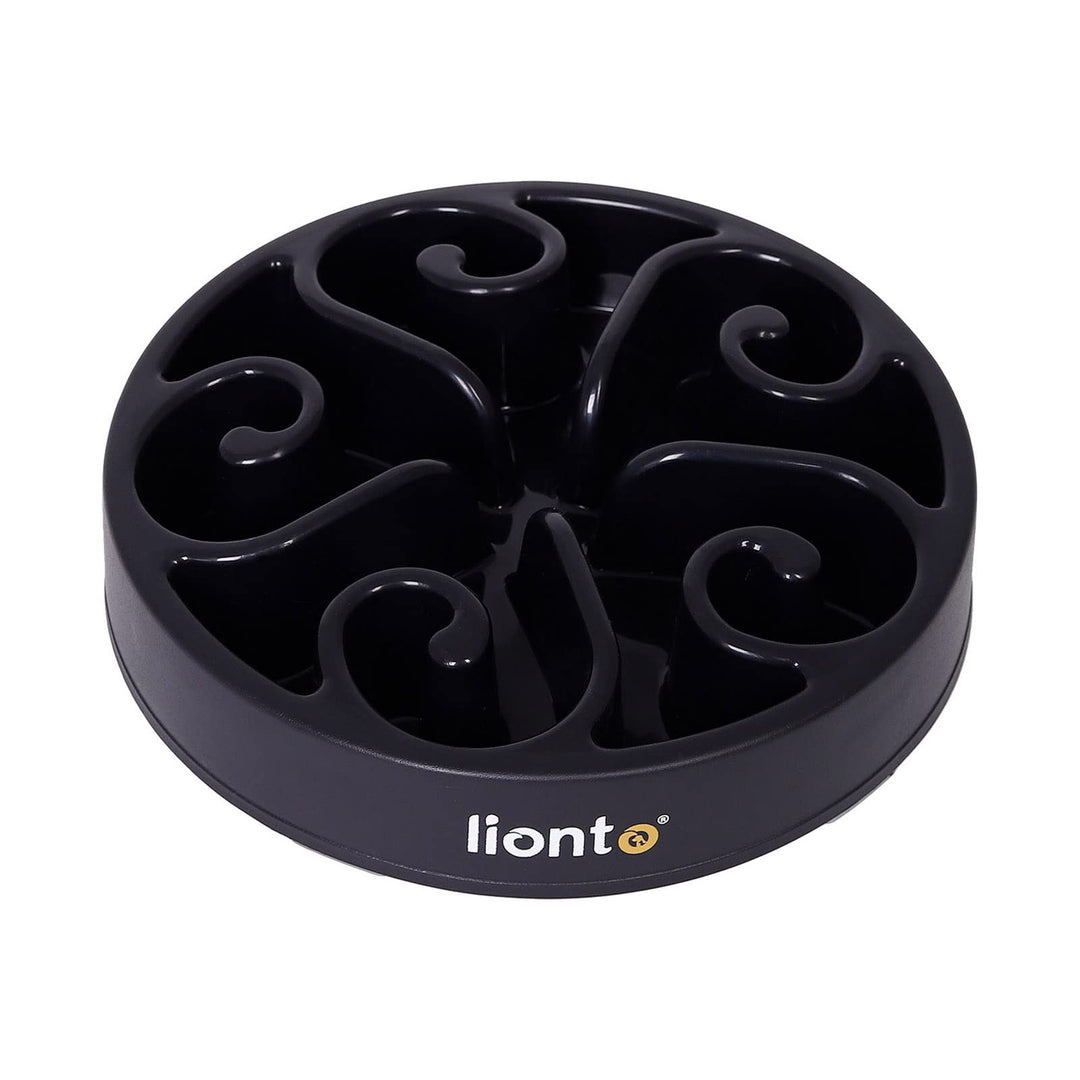 lionto Anti Schling Napf für Hunde &amp; Katzen, Ø 30 cm, Höhe 7 cm, Fassungsvermögen von bis zu 1500 g,