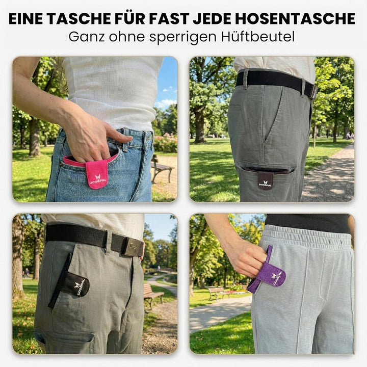 DOGOPAL Leckerlitasche für Hunde mit Magnetverschluss, kompakter Leckerlibeutel für Hundetraining, s