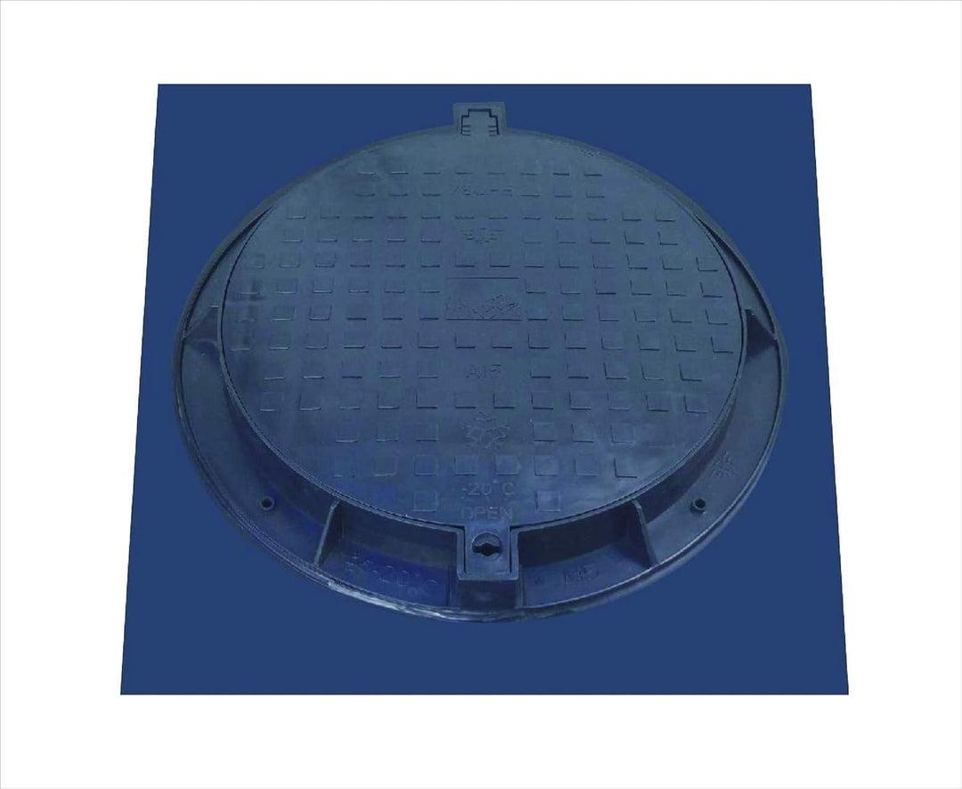 Varile 1000mm XL Quadratische Schachtabdeckung aus Kunststoff DN600 - DN1200, Schachtdeckel (100x100