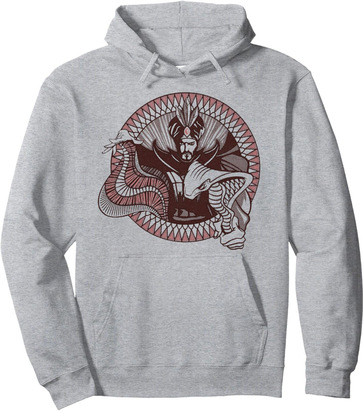 Disney Aladdin Live Action Jafar Snake Circle Portrait Pullover Hoodie