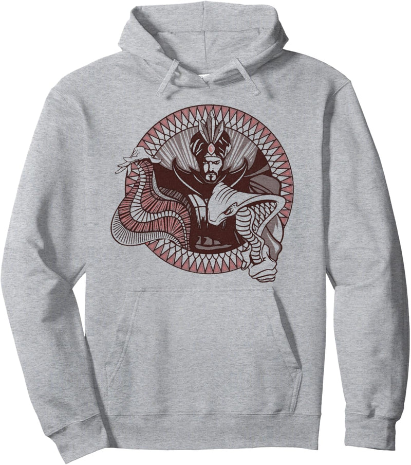 Disney Aladdin Live Action Jafar Snake Circle Portrait Pullover Hoodie