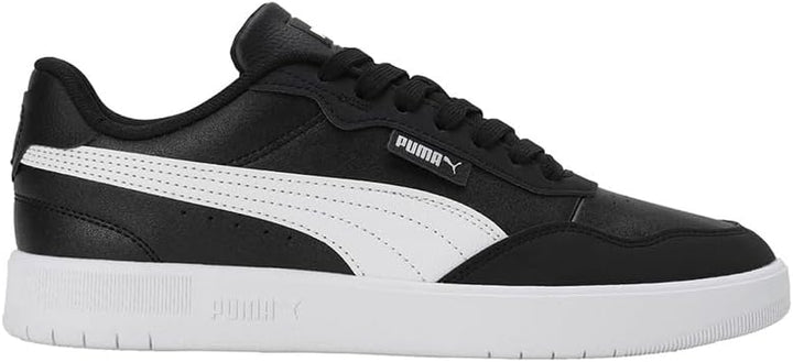 PUMA Herren Court Ultra Lite Sneaker 45 EU Puma Black Puma White Puma Silver, 45 EU Puma Black Puma