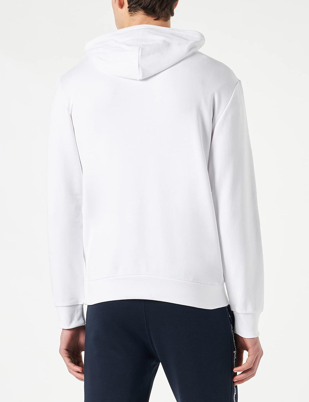 Champion Herren Legacy Graphic Shop Authentic Powerblend Terry Box Logo Kapuzenpullover M Weiss, M W