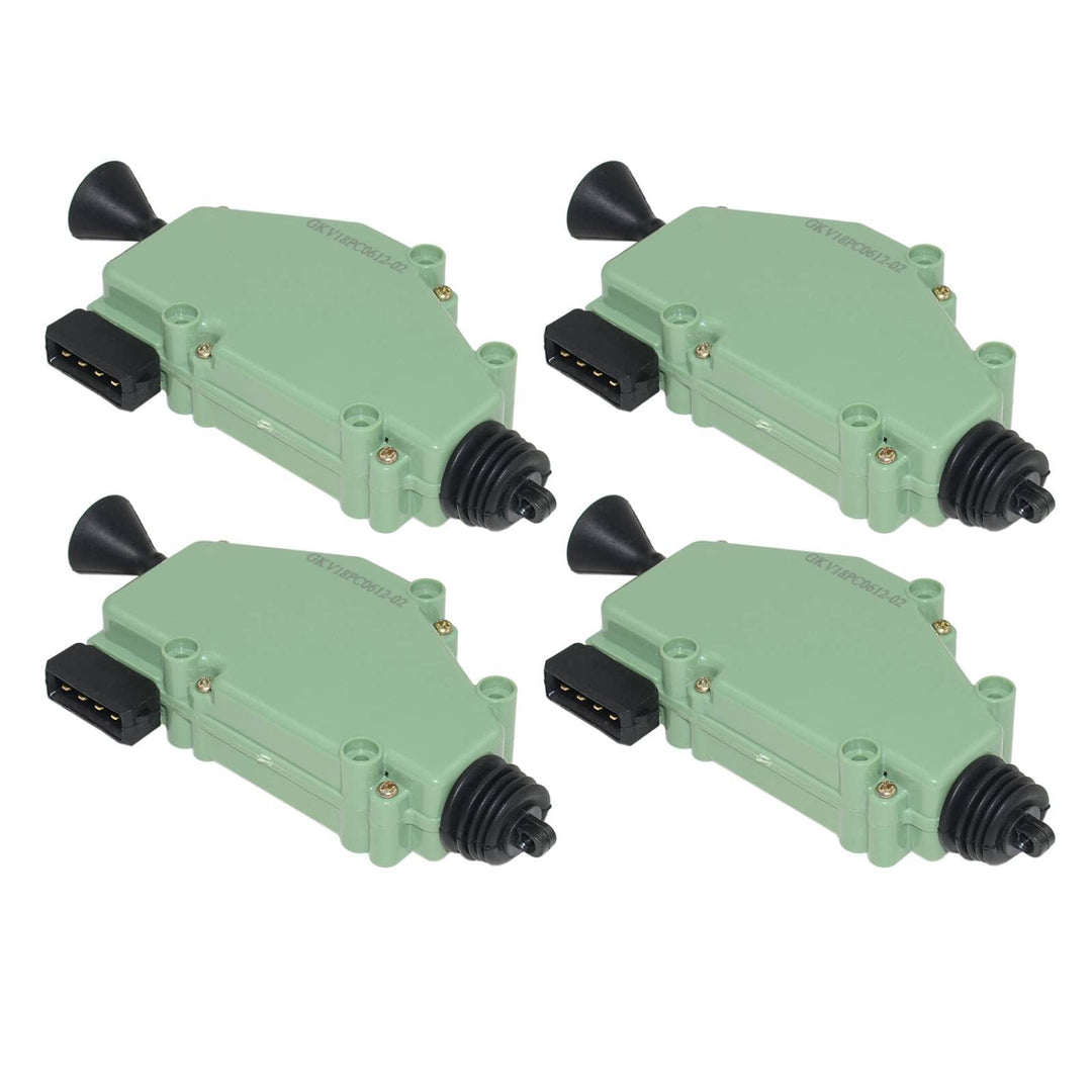 4× Stellmotor mit Zentralverriegelung ZV 4-Polig 7D0959781A Kompatibel mit T4 701959781 7D0959781A 7