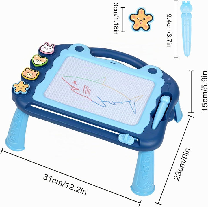 Sarsumir Magnetische Maltafel Zaubertafeln für Kinder, Zaubertafel Maltafel Magnettafel Reisegrösse,