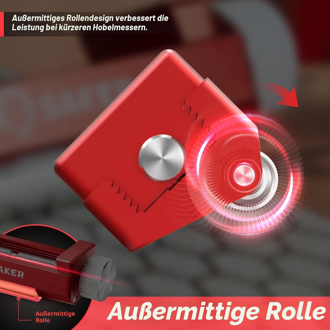 Saker Honing Guide Tool Upgraded – Schärfhalter und Schleifstein für kurze Holzbearbeitung, Meissel