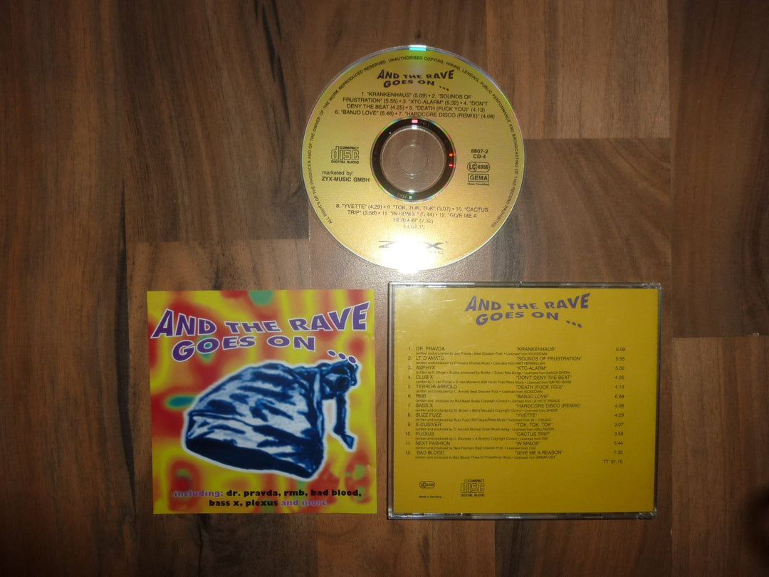 And the Rave Goes on..., Audio-CD