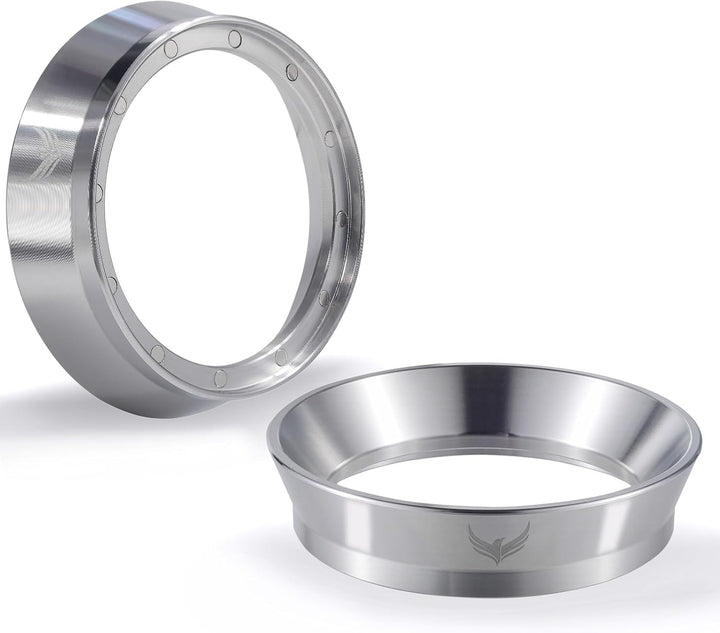 KNODOS Magnetischer 58 mm Dosiertrichter und Espresso-Pucksieb, 58 mm, Breville Espresso-Zubehör-Set