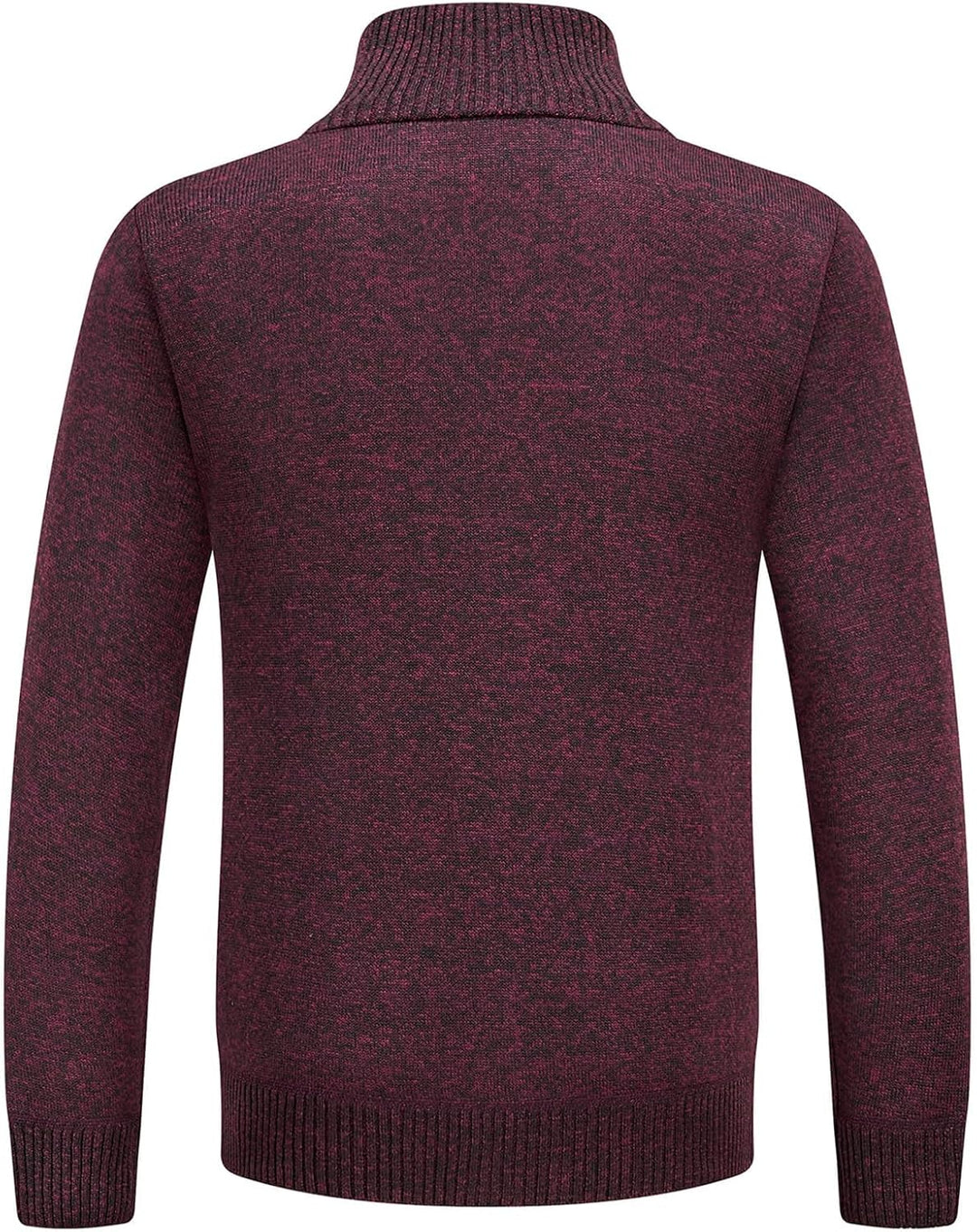 KUDORO Strickjacke Herren Cardigan Trachtenjacke mit Reissverschluss Gestrickt Wintermantel Strickja