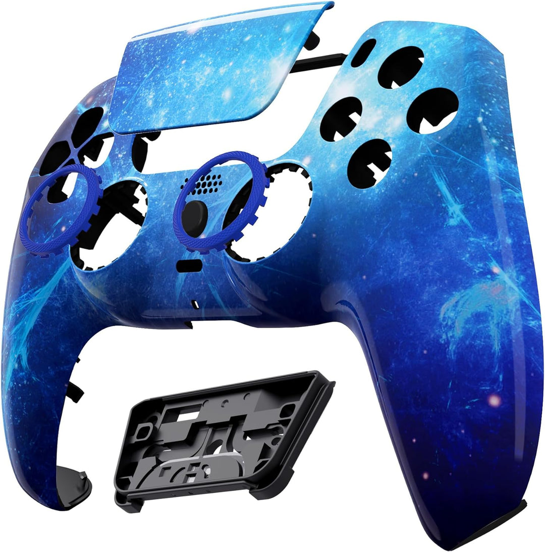 eXtremeRate Luna Re-Design Front Hülle für ps5 Controller BDM-010/020/030/040, Ersatzgehäuse&Touchpa