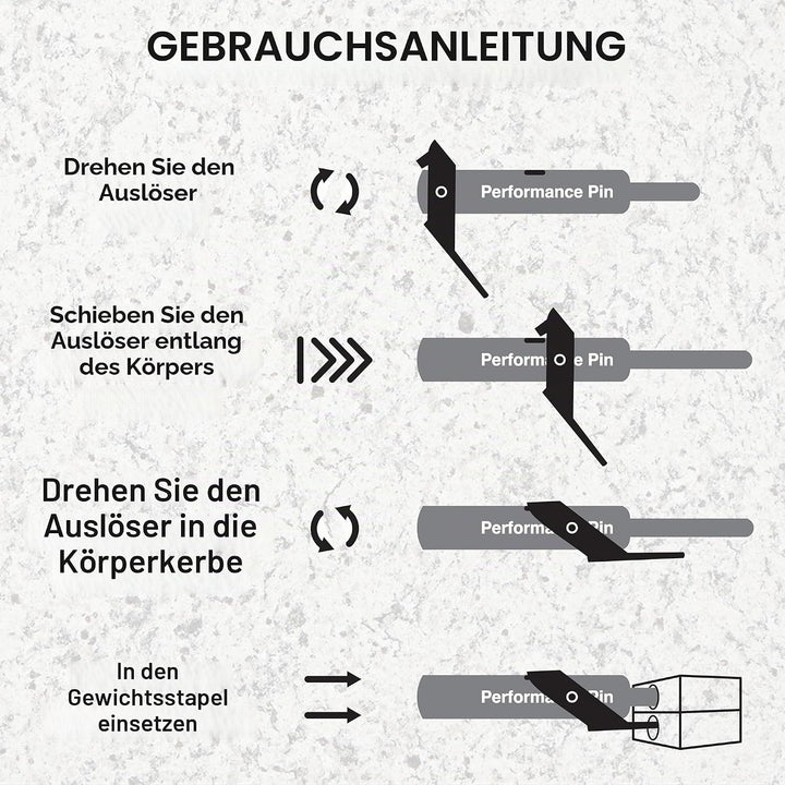 High Performance Gewicht Stack Pin