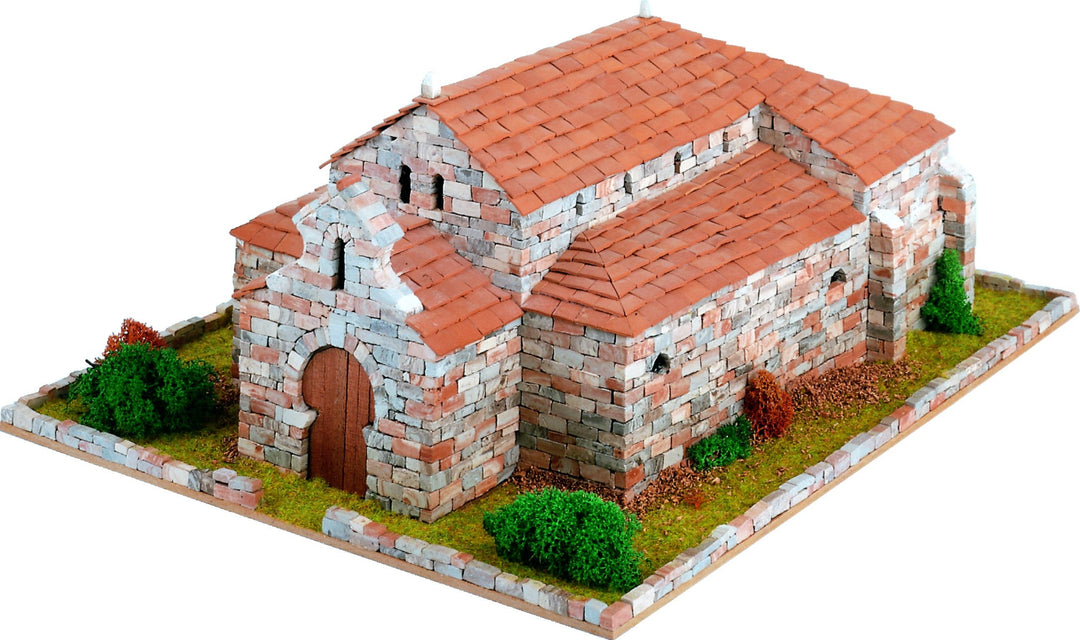 DOMUS Kits Domus Kits40086 2533 Teile Romanica 9 S. Juan de Banos Kirche Modell, Massstab 1:65, Mehr