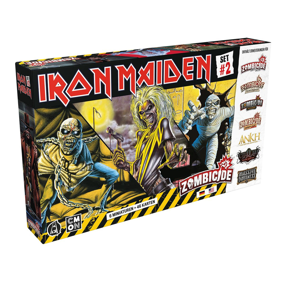 CMON, Iron Maiden Character Pack 2, Miniaturen-Erweiterung, Kennerspiel, Dungeon Crawler, 1-6 Spiele