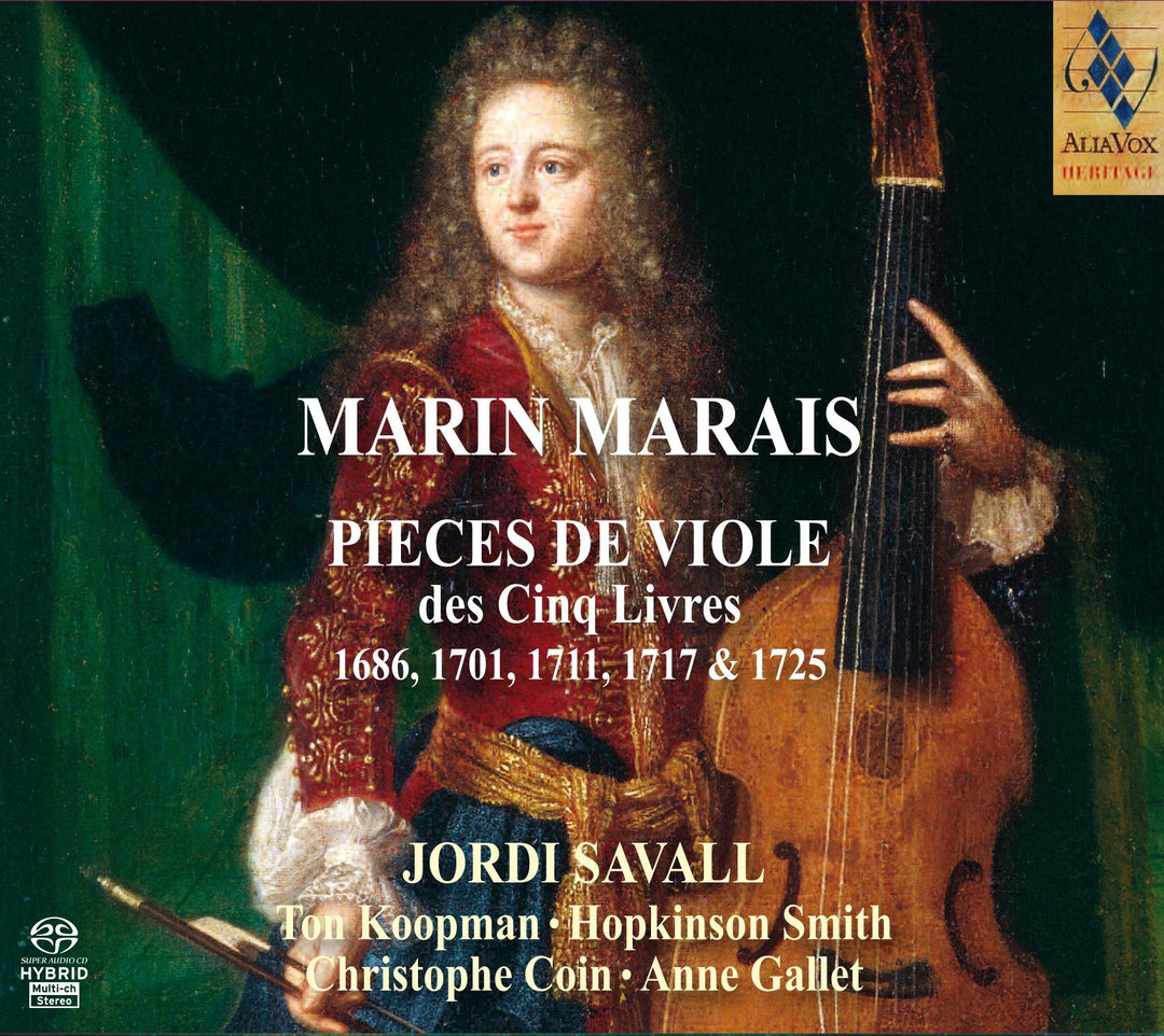 Pieces de Viole des Cinq Livres, Audio-CD
