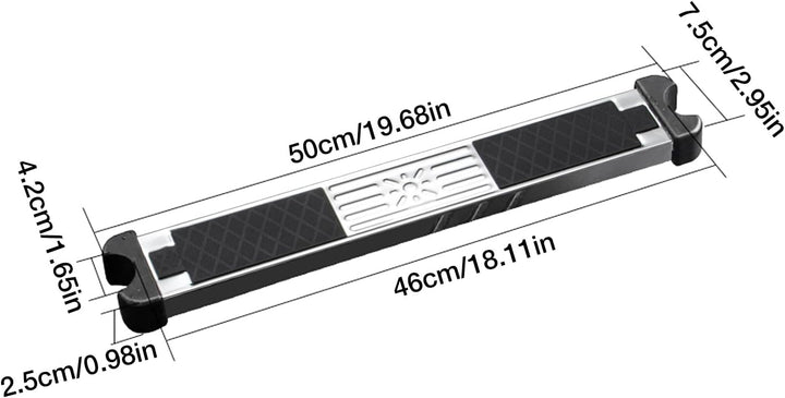 Poolleiter Stufen Ersatz | 304 Edelstahl Poolleiter Ersatzstufe Anti-Rutsch-Pool-Stufen Für Unterird