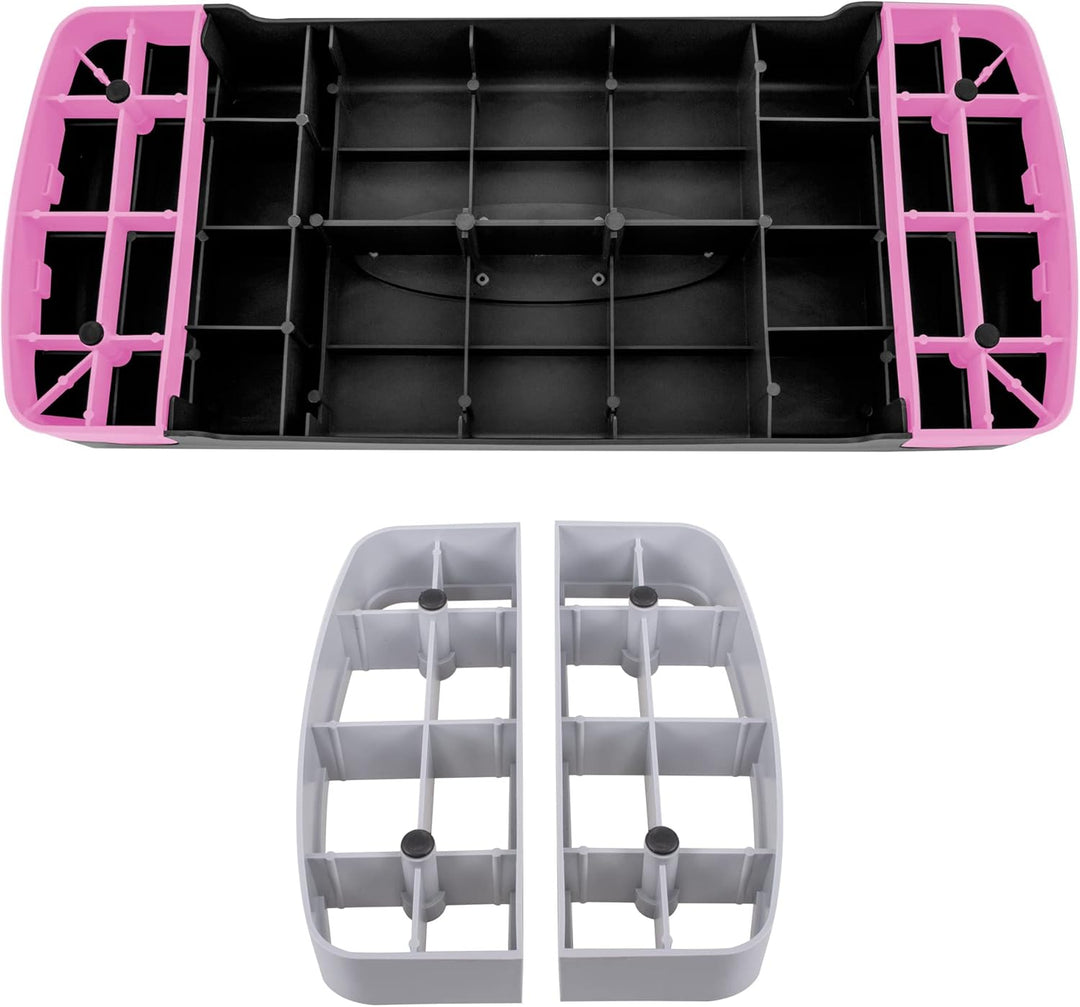 SPRINGOS Aerobic Steppbrett rosa-grau, rosa-grau