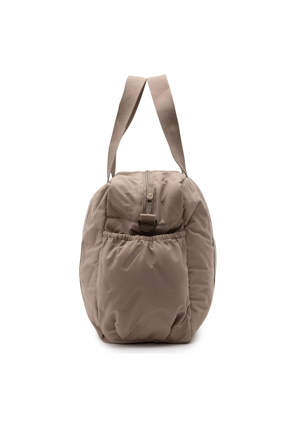 Jollein Wickeltasche Embossed Lily – Milky Coffee – Stylische Wickeltasche mit Geprägtem Muster – Wa