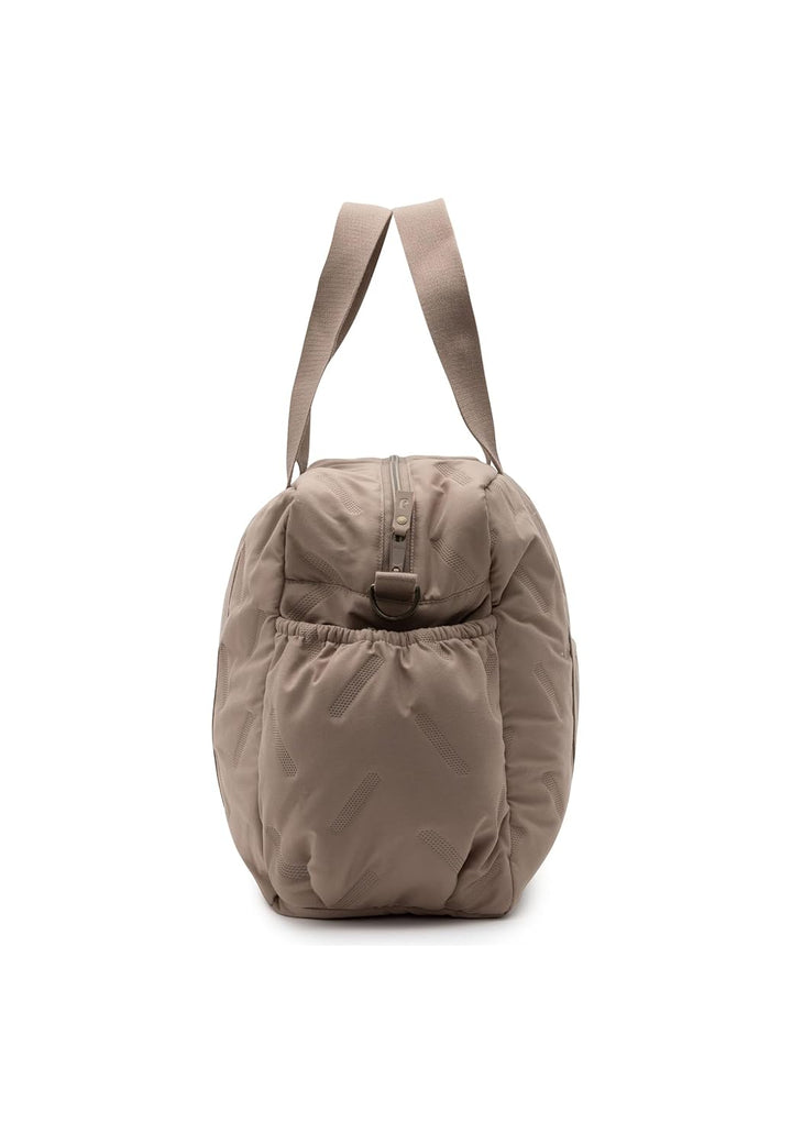 Jollein Wickeltasche Embossed Lily – Milky Coffee – Stylische Wickeltasche mit Geprägtem Muster – Wa
