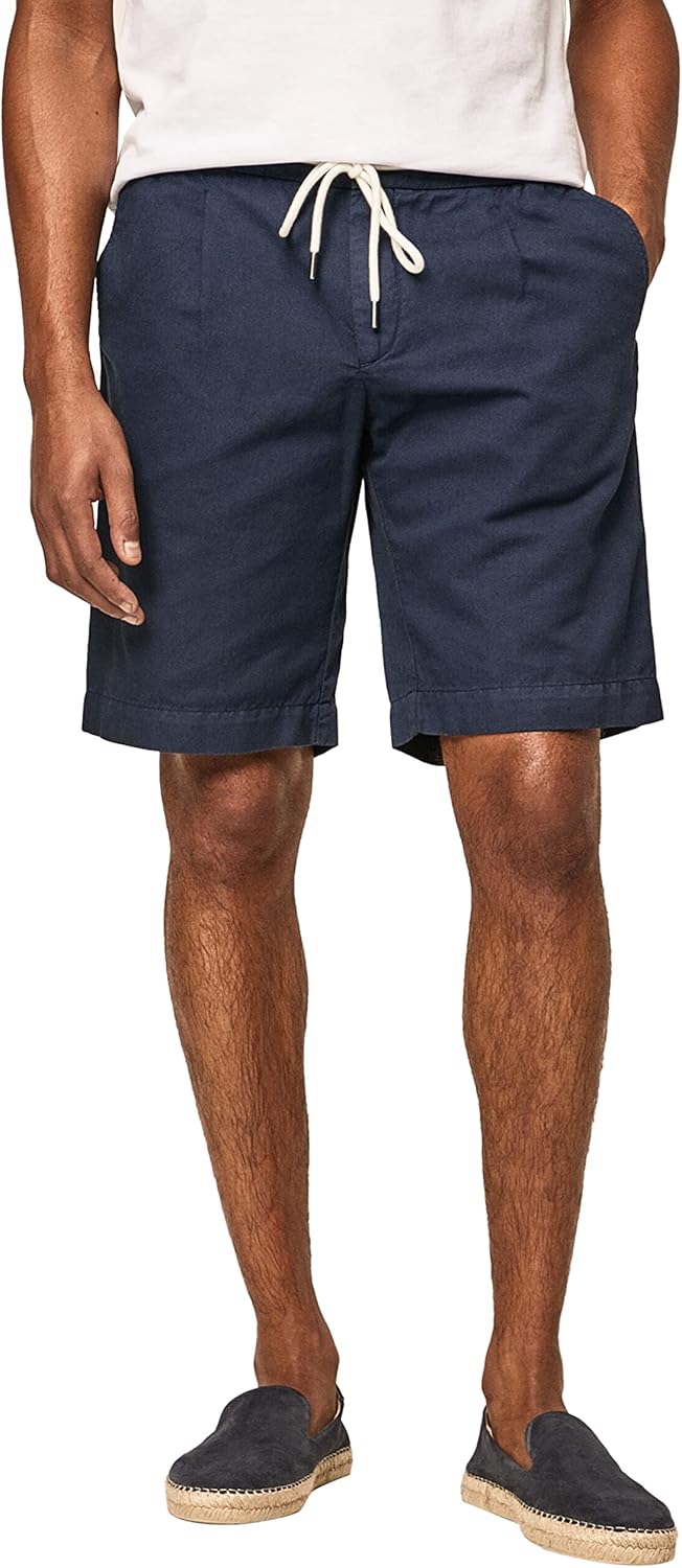 Hackett London Herren Beach Drawstring Shrt Shorts 28W Navy, 28W Navy