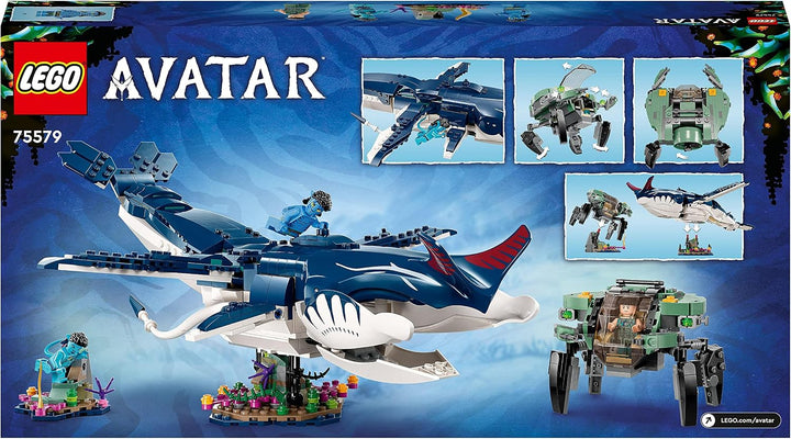 LEGO 75579 Avatar Payakan der Tulkun und Krabbenanzug, The Way of Water Ozean Spielzeug zum Bauen mi