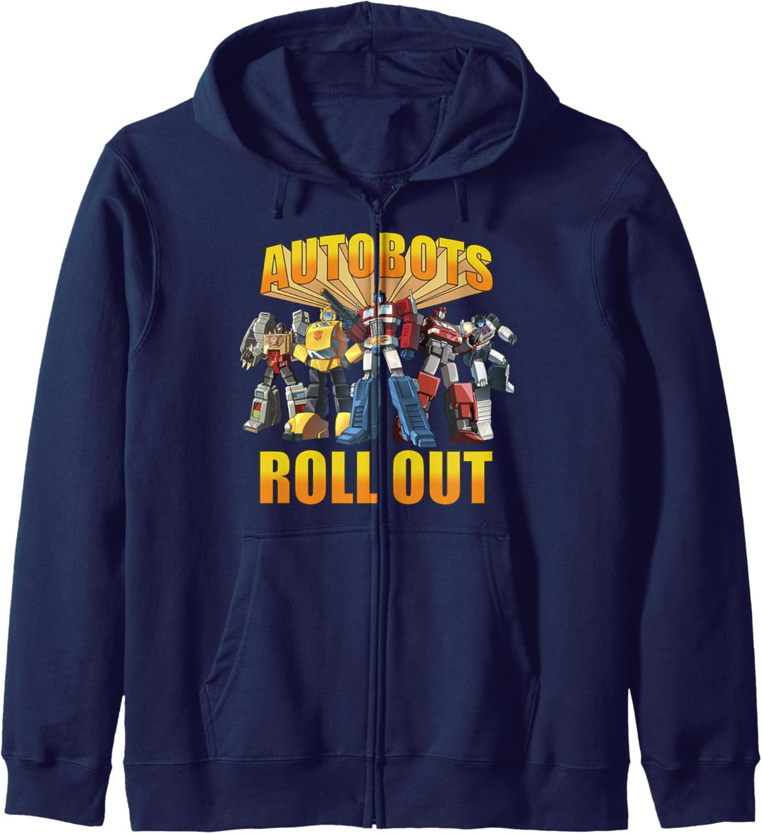 Transformers Retro Autobots Roll Out Group Shot Kapuzenjacke