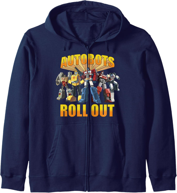 Transformers Retro Autobots Roll Out Group Shot Kapuzenjacke