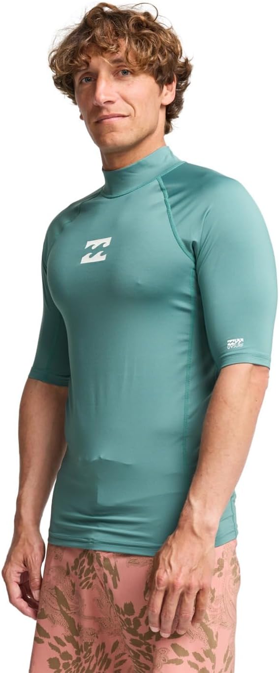 BILLABONG Herren Waves All Day Ss Rash-Guard-Shirt (1er Pack) XL Sea Green, XL Sea Green
