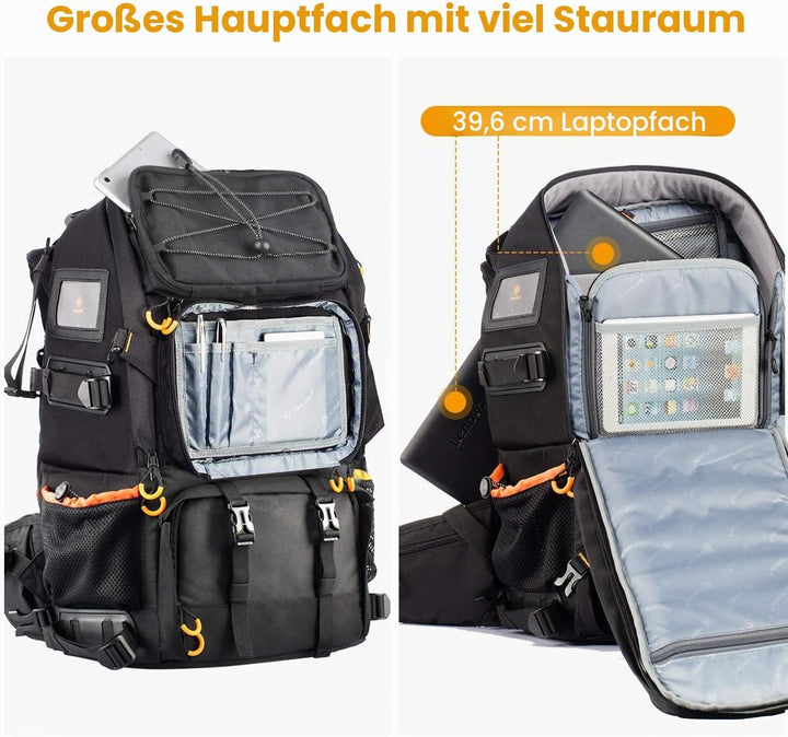 TARION Kamerarucksack Fotorucksack Gross 2-in-1 mit Extra Kameratasche für Spiegelreflex D-SLR(25 Li