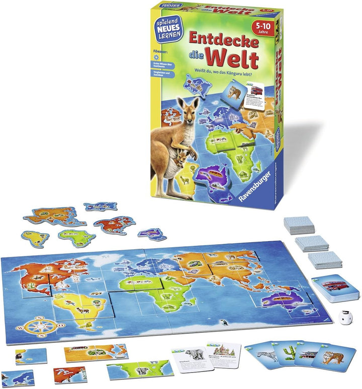 Ravensburger 25042 - Logi-Geister - Spielen und Lernen für Kinder 24990 - Entdecke die Welt - Spiele
