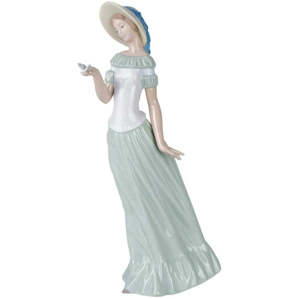 Unbekannt Nao die Butterfly 's Dance Porzellan Figur