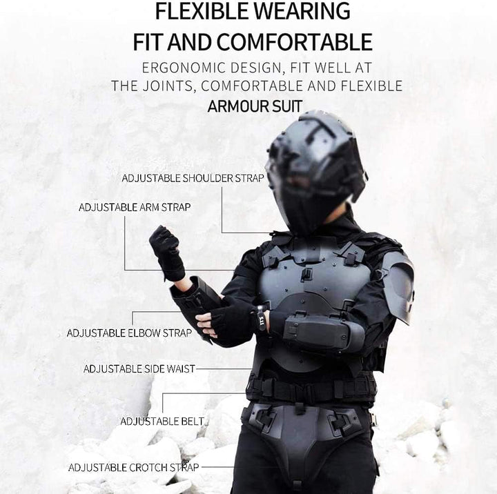N/W Airsoft Tactical Armor Set, Einstellbarer taktischer Molle-Brustschutz, Einstellbarer Kampfgürte