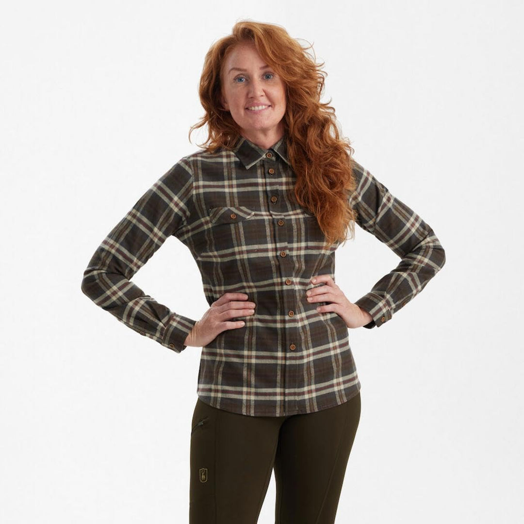 Deerhunter Lady Ruby Shirt Yellow Check C44, C44