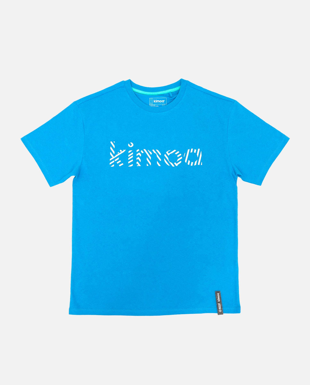 Kimoa Unisex Blau (Streaky Eco Light Blue) T-Shirt (1er Pack) XS-S Himmelblau, XS-S Himmelblau