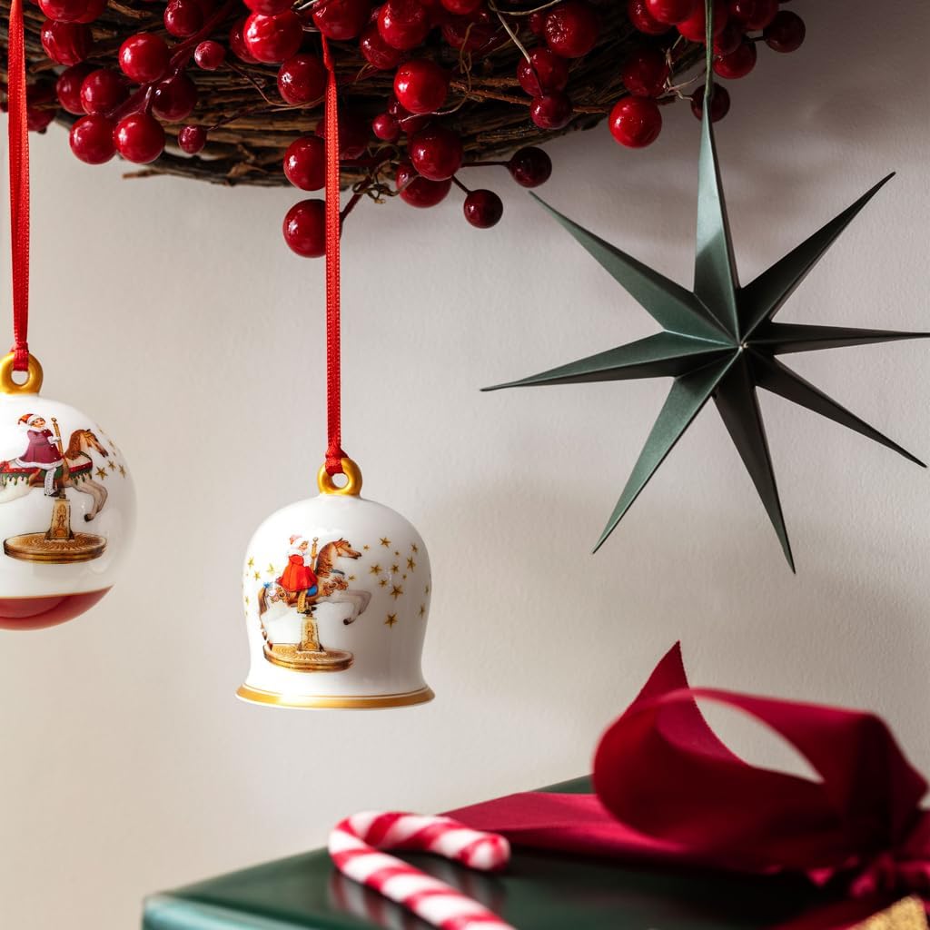 Villeroy & Boch – Annual Christmas Edition, Ornament, Glocke, Weihnachtsglocke, Baumschmuck, Jahresa