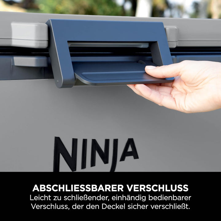 Ninja FrostVault Kühlbox mit Rollen und Isolierung, integrierter Dry Zone Schublade mit Kühlschrankt