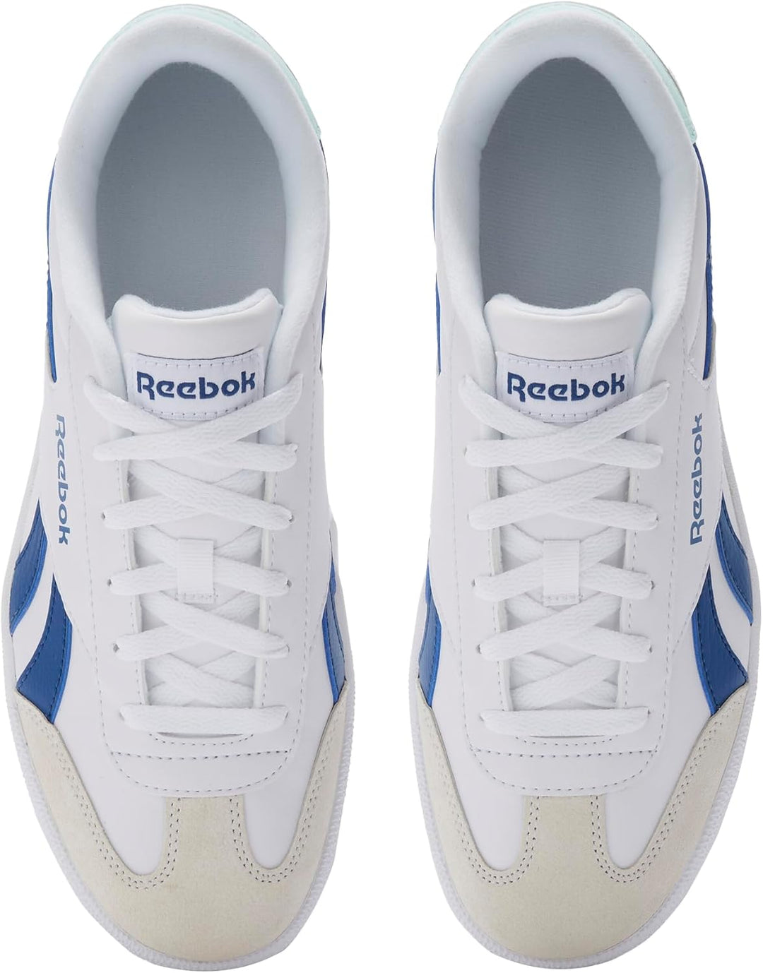Reebok Unisex Smash Edge S Sneaker 35 EU White Twilightblue Glitchaqua, 35 EU White Twilightblue Gli