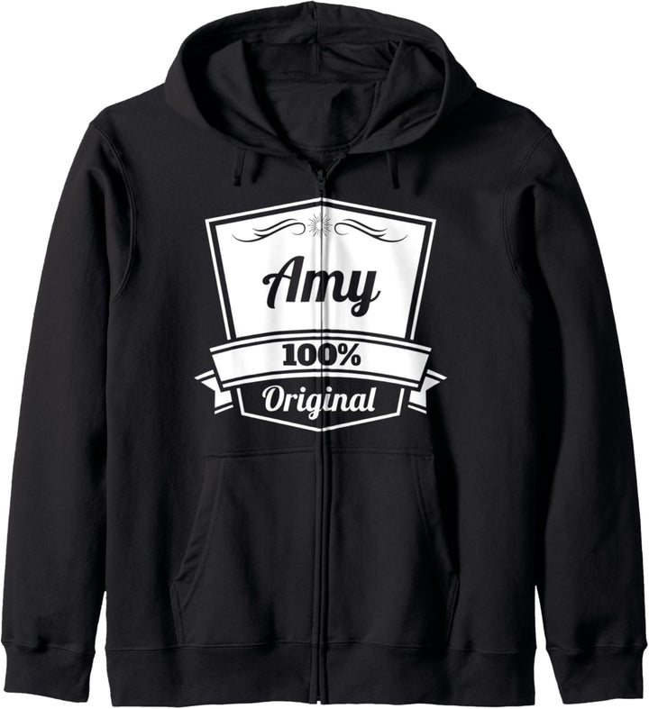 Amy Geschenk / Amy personalisierter Name Geburtstag Kapuzenjacke