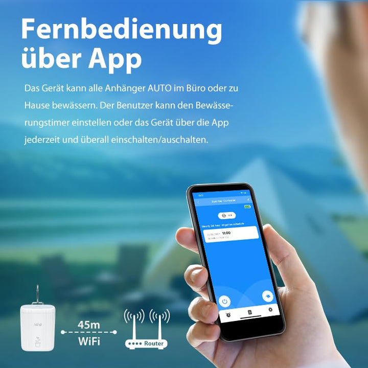Haozee Automatisches Bewässerungssystem,Automatisches Bewässern für Garten, Balkonpflanzen, Topfpfla