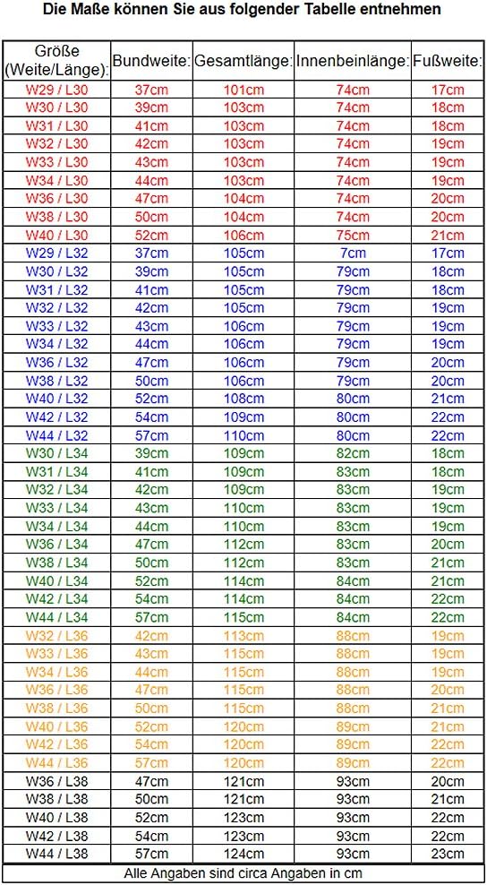 Rock Creek Herren Jeans Hose RC-2009 29W / 30L Blau, 29W / 30L Blau