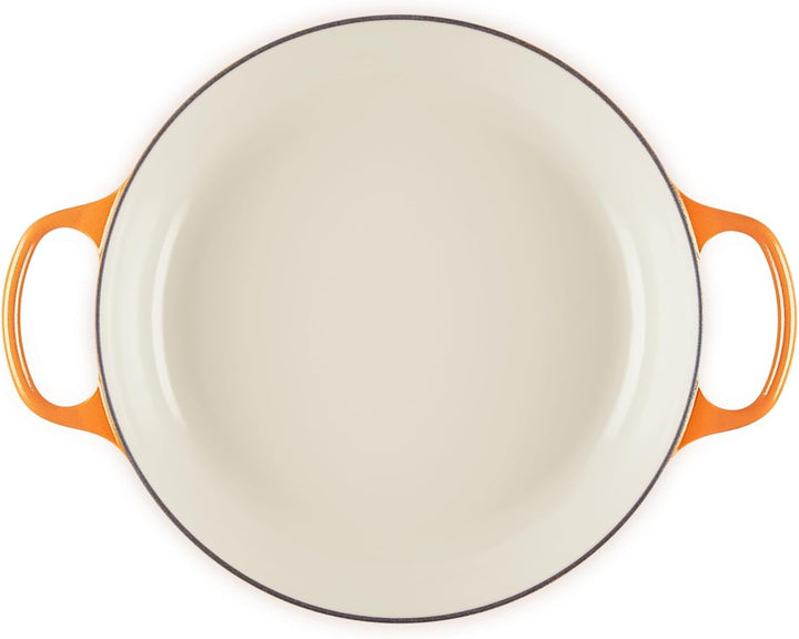 Le Creuset Flamme Dorée Flache Kasserolle, 30 cm Volcanic 3.5 Qt, Volcanic 3.5 Qt