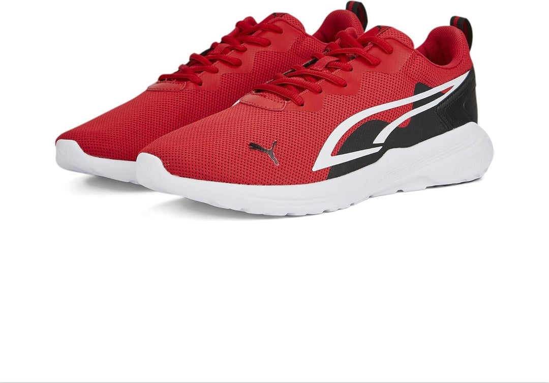 PUMA All-Day Active┃Sportschuhe Unisex 43 EU High Risk Red Puma White Puma Black, 43 EU High Risk Re