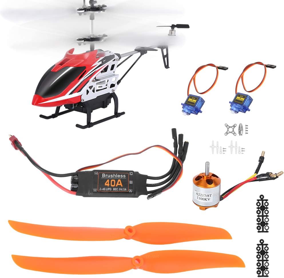 Keenso A2217 1100KV Bürstenloser Motor, 40A Regler mit Sicherheitsschutz, SG90 9G Mikroservo für RC-