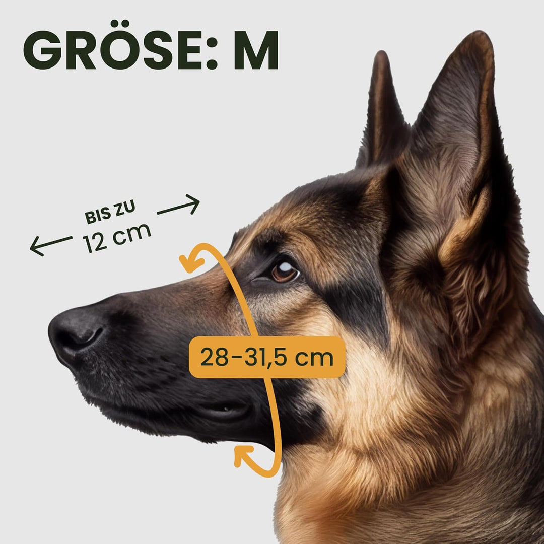 BRONZEDOG Draht-Hundemaulkorb Deutscher Schäferhund für mittelgrosse grosse Hunde Verstellbarer lang