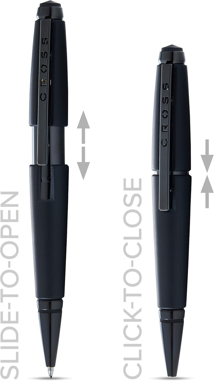 Cross Edge Rollerball (Strichstärke M, Schreibfarbe: schwarz, nachfüllbar, inkl. Premium Geschenkbox