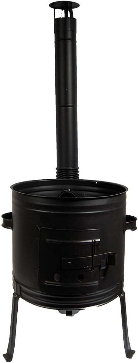 troph-e-shop Ofen 39 für Gulaschkessel Topf 22 Liter Gulaschkanone Terrassenofen Outdoorküche Holzof