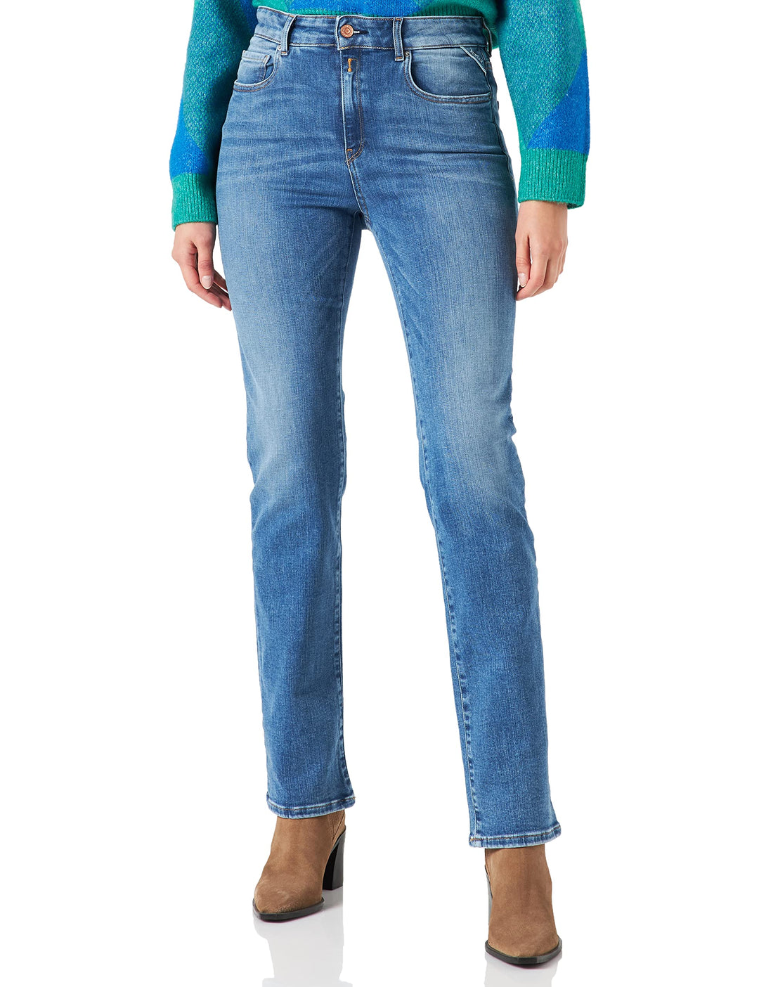 Replay Damen Florie Jeans 25W / 32L Blue (Blue Denim 91), 25W / 32L Blue (Blue Denim 91)