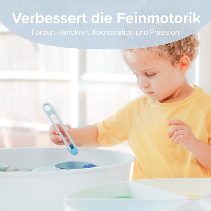 Inspire My Play 3 x Kinderpinzette für feinmotorische Fähigkeiten - Spielzeugzange für Kinder - sens