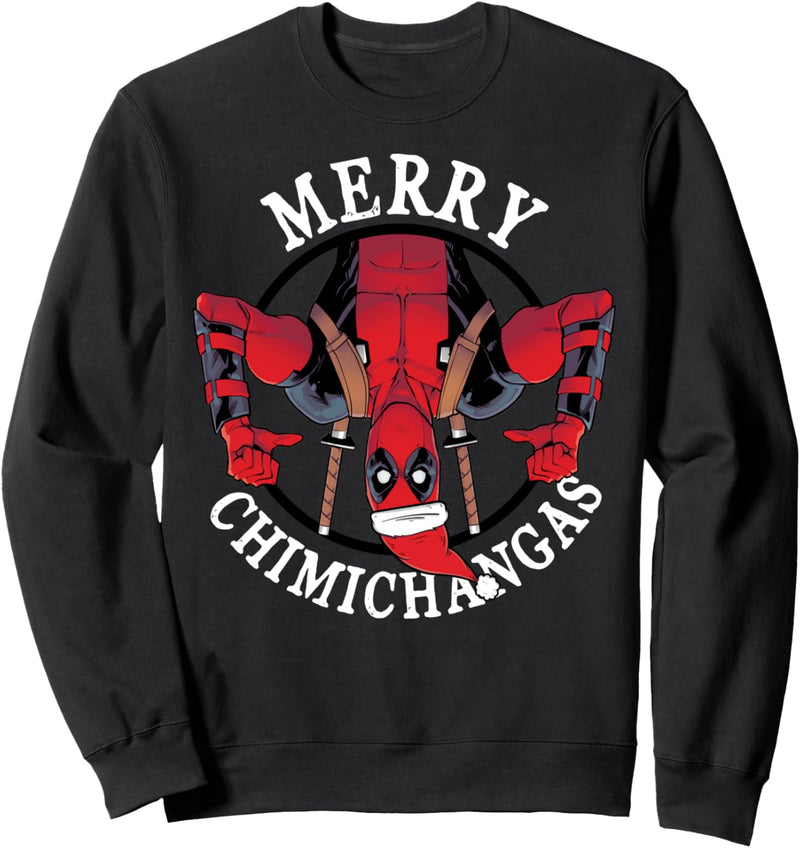 Marvel Deadpool Merry Chimichangas Sweatshirt