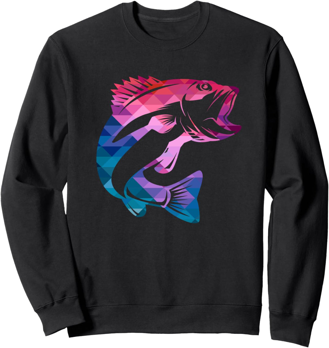 Fisch Angeln Angler Geschenk Sweatshirt